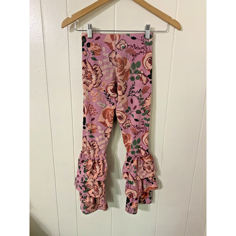 Matilda Jane Just Imagine Odette Bennys Girls Leggings Floral Size 10 Boho - Picture 2 of 4